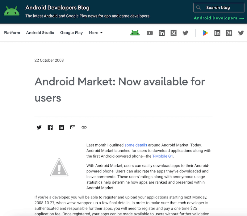 Announcing Android Market